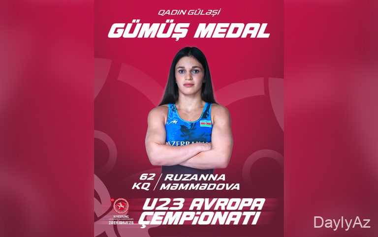 Ruzanna Məmmədova U23 Avropa Gücə Çəkərdilər İkininci Olub