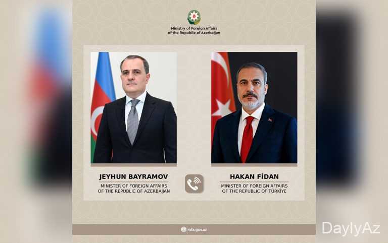 Ceyhun Bayramov Hakan Fidanla danışdı