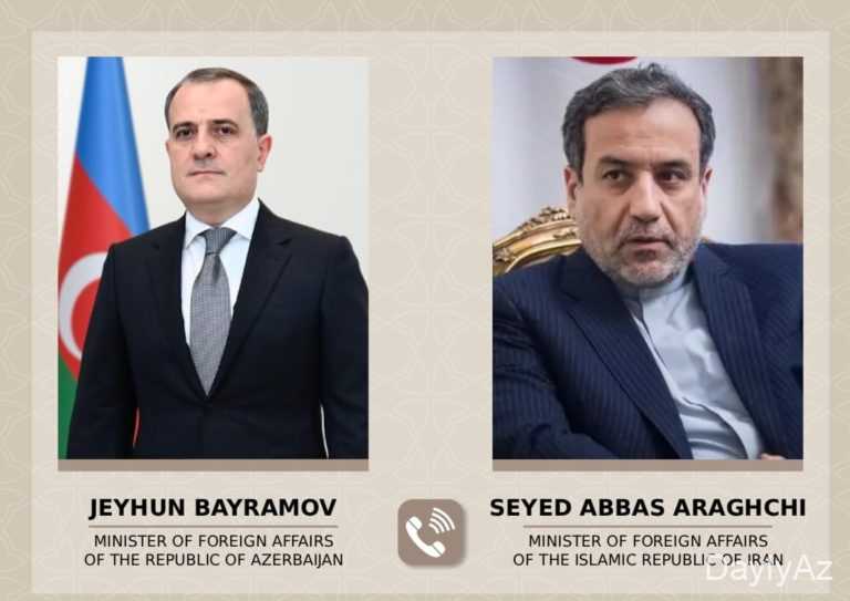 Azərbaycan və İran XİN başçılarının telefon danışığı olub