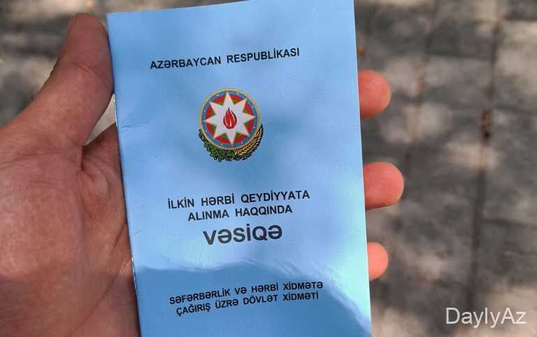 Kişilər ilkin hərbi qeydiyyata belə alınacaq 
							 – Baş nazir təsdiqlədi