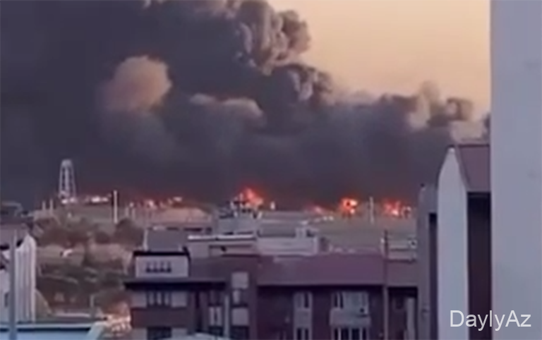 Tehranda hava limanı vuruldu 
							 – Video