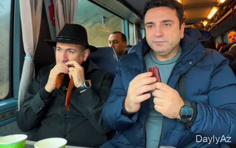 Azərbaycanın rəsmi nəşrinin Qafqazın xəbərlərindən: Baş nazir avtobusda vətəndaşlara nümunəlik göstərir