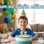 Ananın Oğluna Ad günü Tebrikleri – Ən Gözəl, Mənalı və Təsirli Sözlər 🎂
