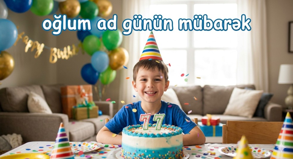 Ananın Oğluna Ad günü Tebrikleri – Ən Gözəl, Mənalı və Təsirli Sözlər 🎂