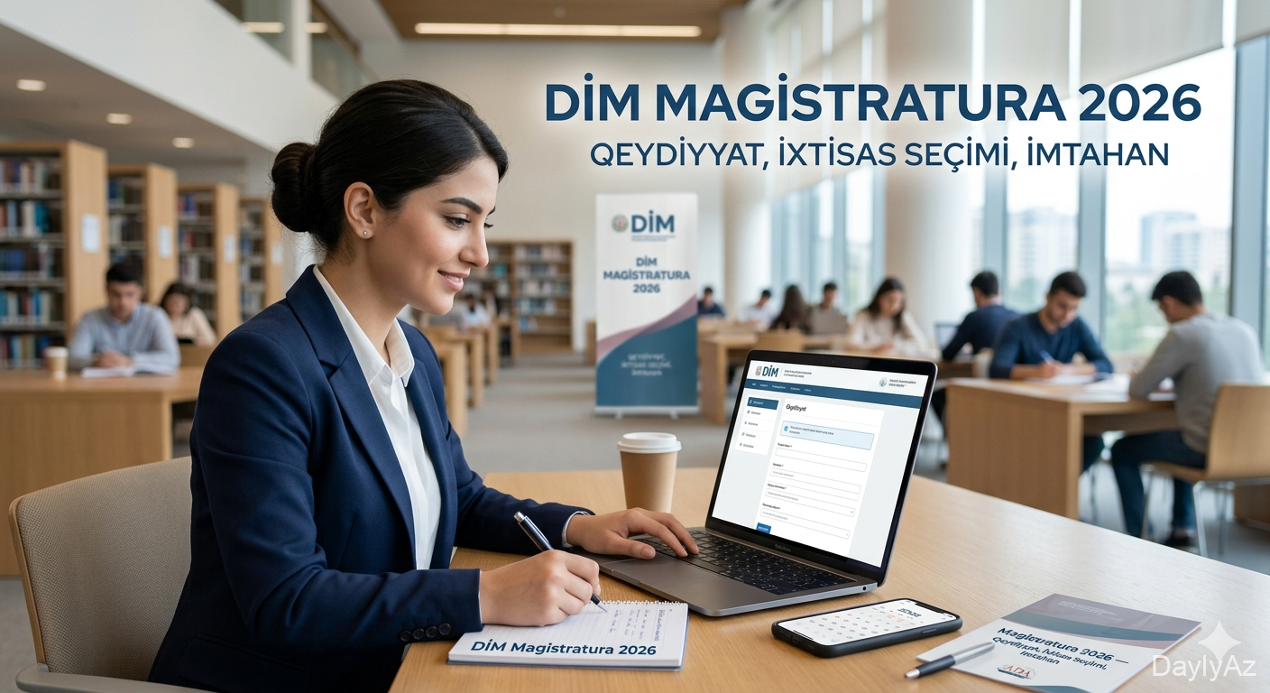 DİM Magistratura 2026 — Qeydiyyat, İxtisas Seçimi, İmtahan