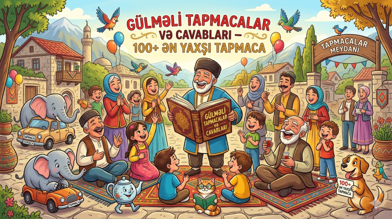 Gulmeli Tapmacalar və Cavabları – 100+ Ən Yaxşı Tapmaca