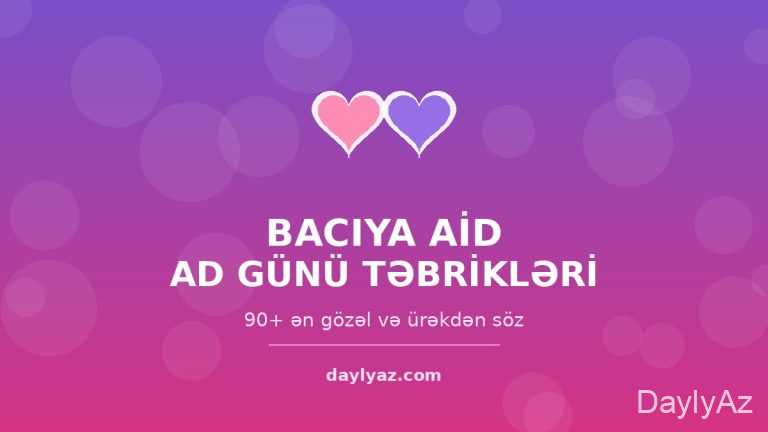 Bacıya aid ad günü təbrikləri — 90+ ən gözəl və mənalı söz