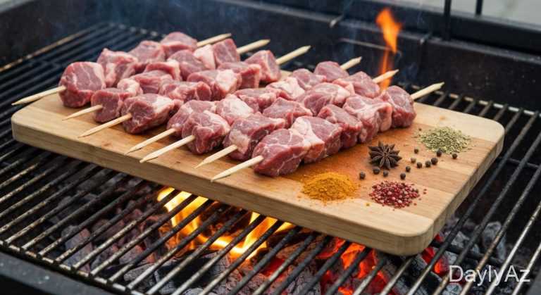 Evdə Lülə Kabab Hazırlamaq: Ətin Seçimindən Kömürə Qədər Ətraflı Bələdçi